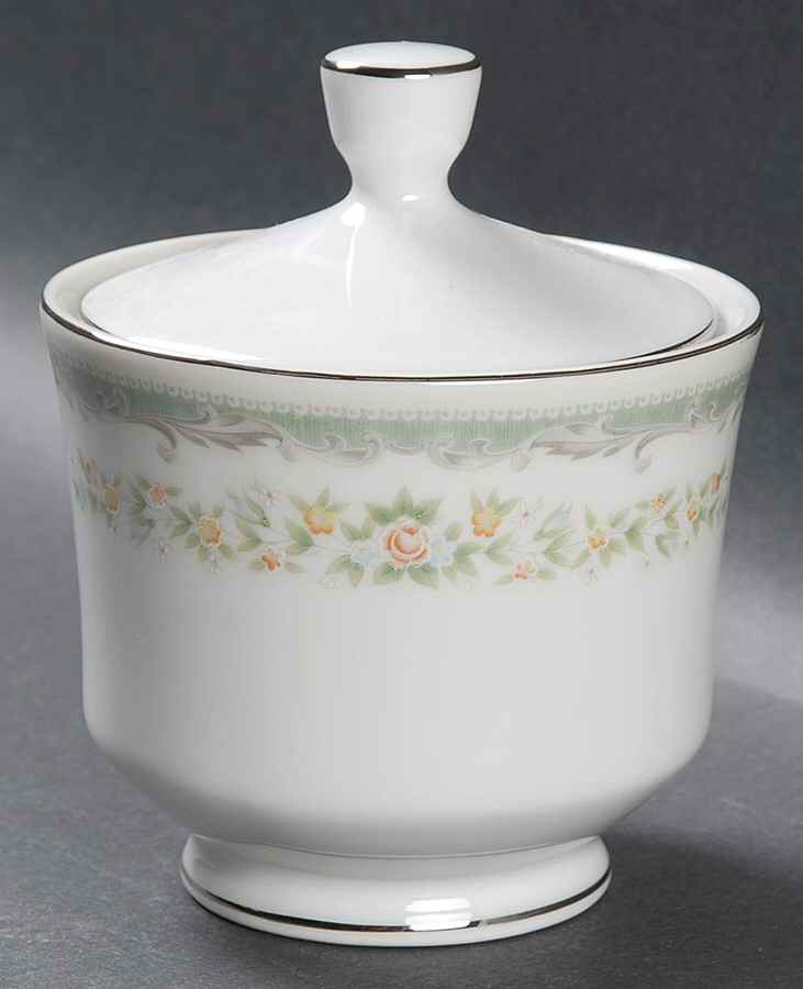 Roseville Sugar Bowl & Lid by Japan-1