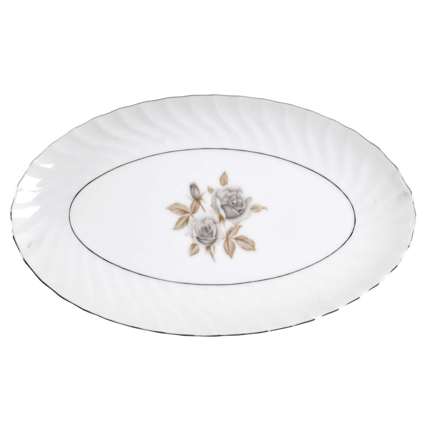 Rose of Sharon Underplate for Gravy Boat by Japan-1