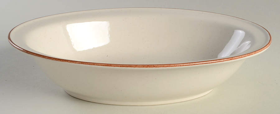 Sanibel 10" Oval Vegetable Bowl by Japan-1