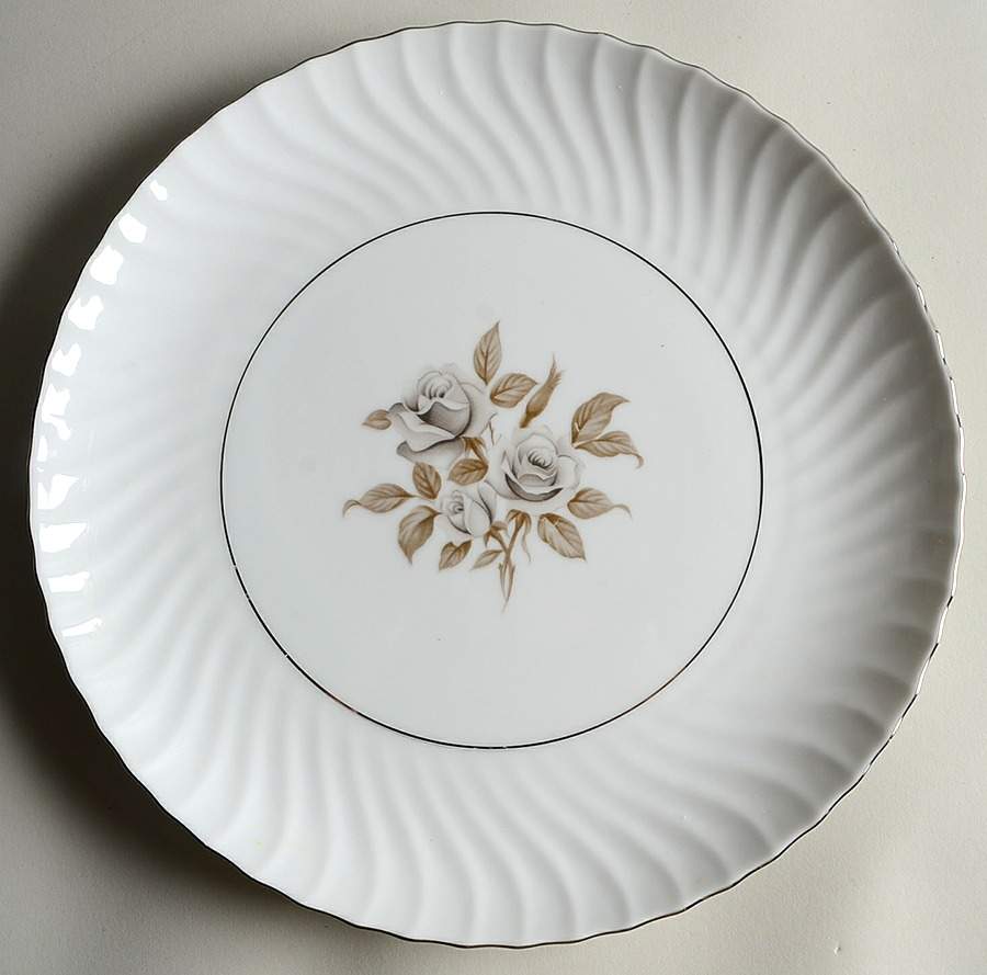 Shadow Rose 12" Chop Plate (Round Platter) by Japan-1