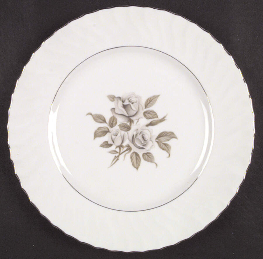 Shadow Rose Dinner Plate by Japan-1