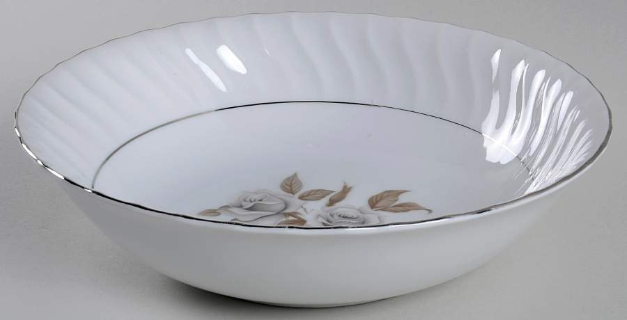 Shadow Rose 9" Round Vegetable Bowl by Japan-1