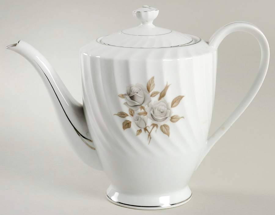 Shadow Rose Teapot & Lid by Japan-1