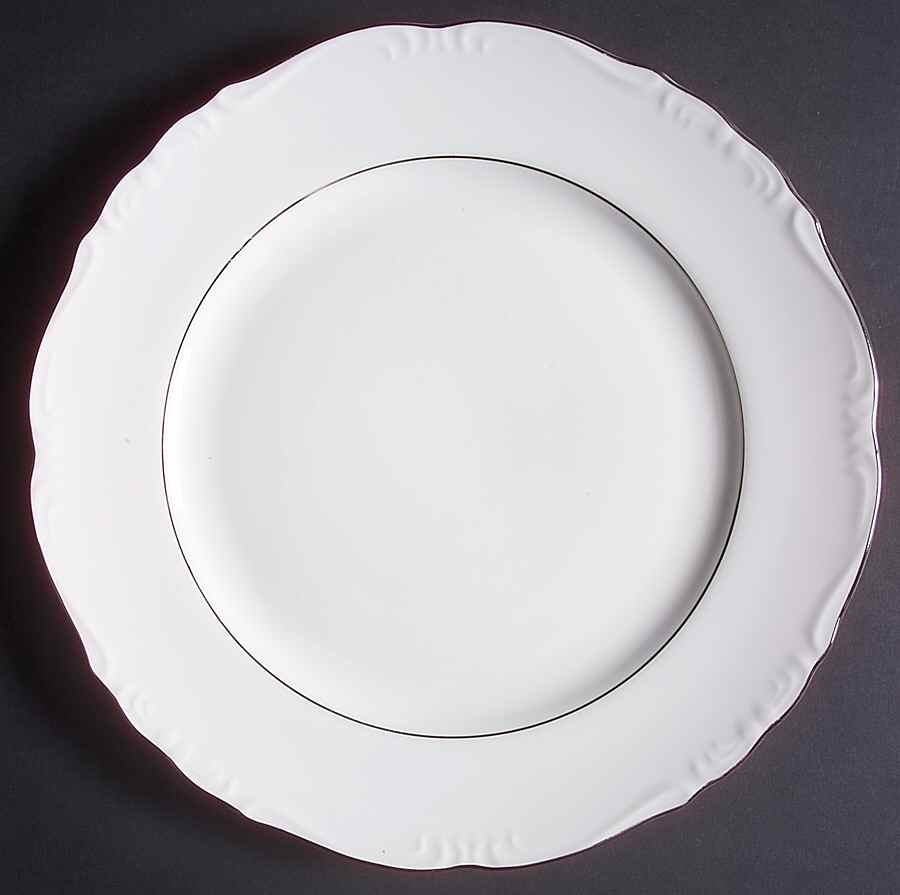 Silver Dawn Dinner Plate by Japan-1
