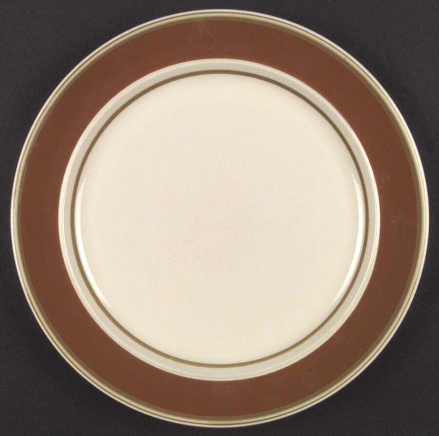 Sienna (Wide Band) Dinner Plate by Japan-1