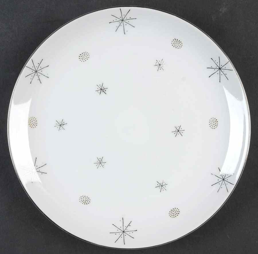 Snowflake Salad Plate by Japan-1