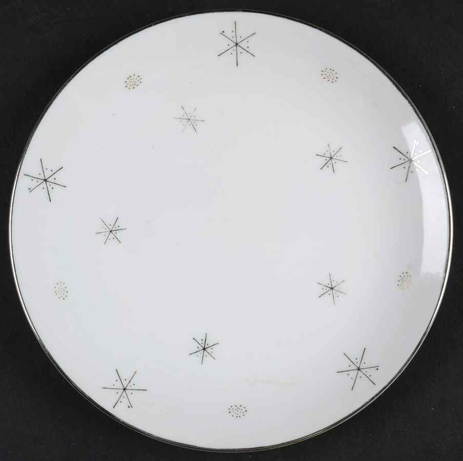 Snowflake Bread & Butter Plate by Japan-1