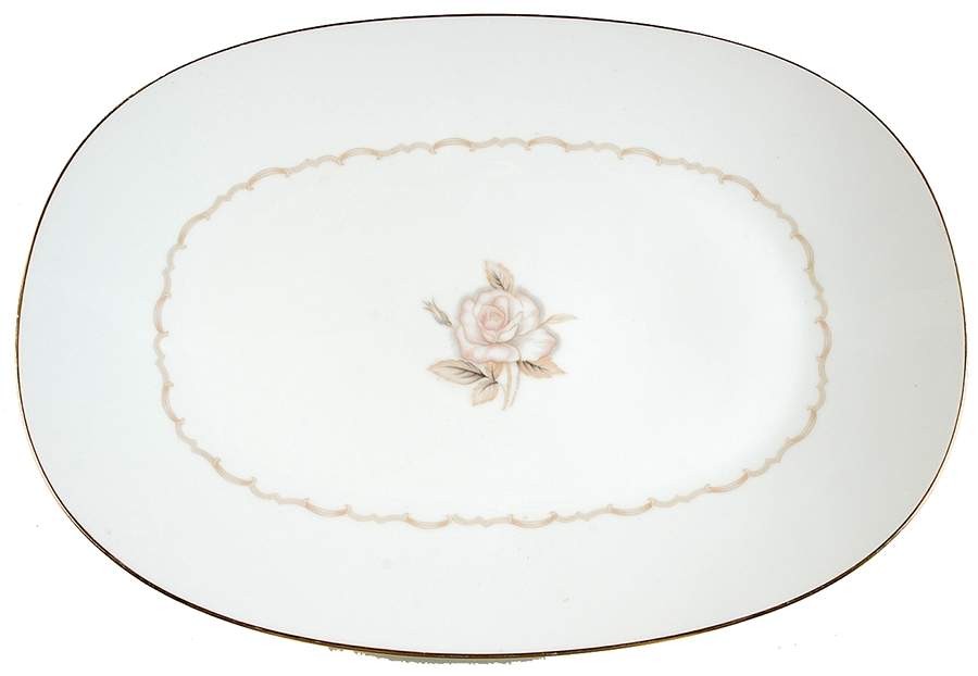 Sophisticate 16" Oval Serving Platter by Japan-1