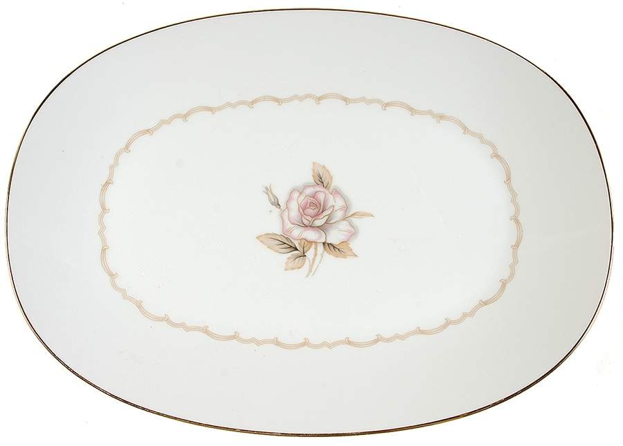 Sophisticate 14" Oval Serving Platter by Japan-1
