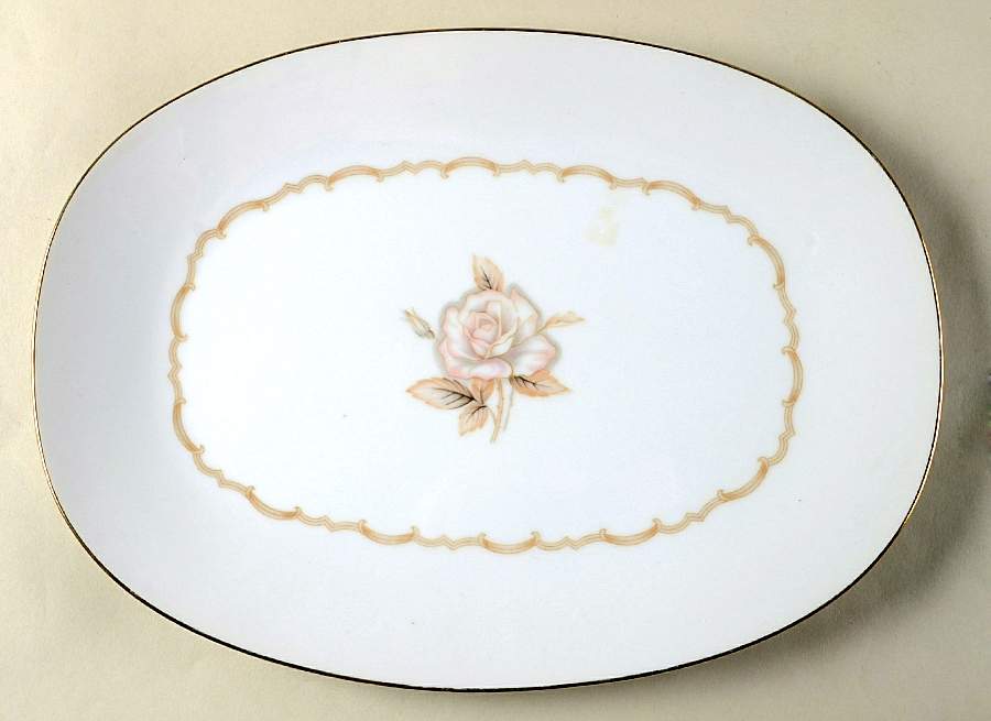 Sophisticate 12" Oval Serving Platter by Japan-1