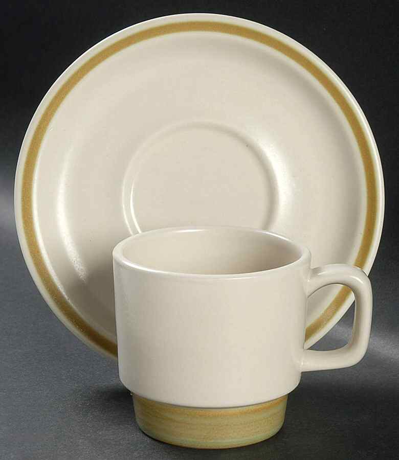 Spring Bouquet Flat Cup & Saucer Set by Japan-1