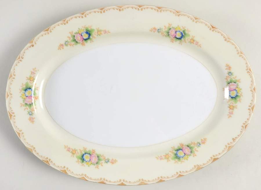 Spencer 11" Oval Serving Platter by Japan-1
