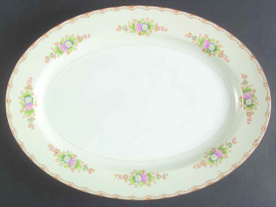 Spencer 16" Oval Serving Platter by Japan-1