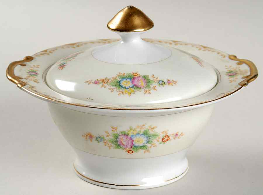 Spencer Sugar Bowl & Lid by Japan-1