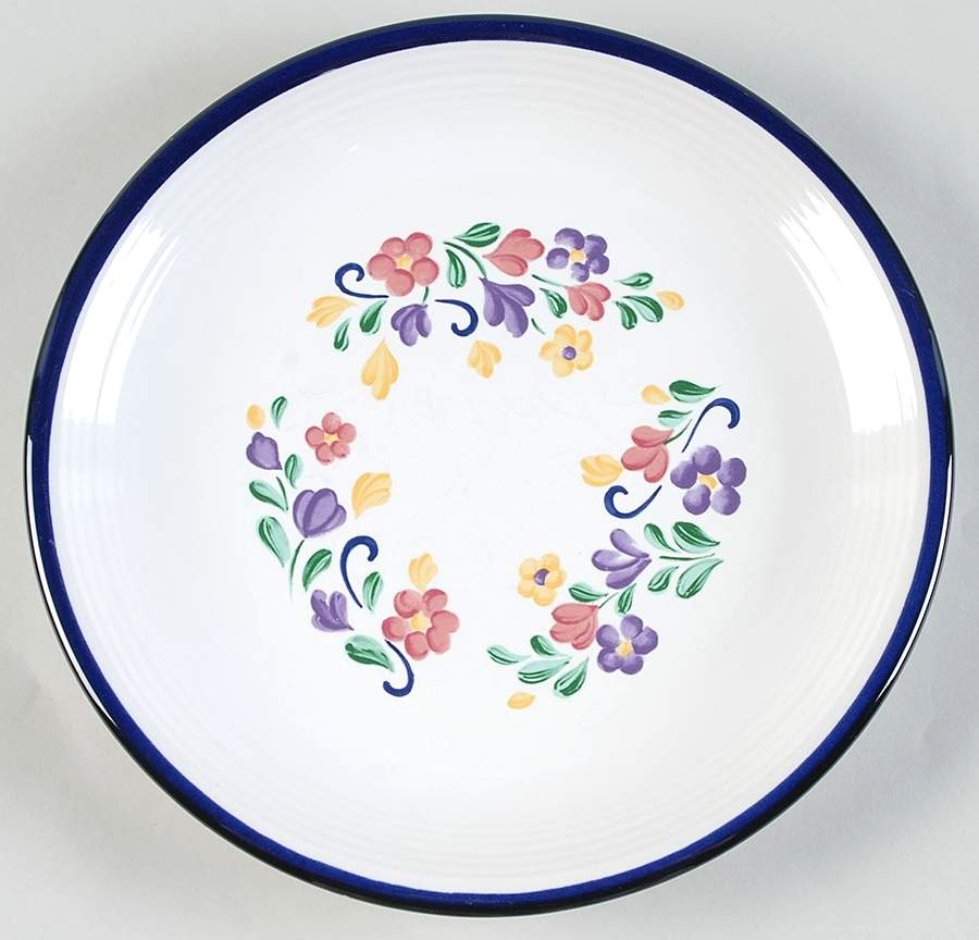 Spectrum Floral Dinner Plate by Japan-1