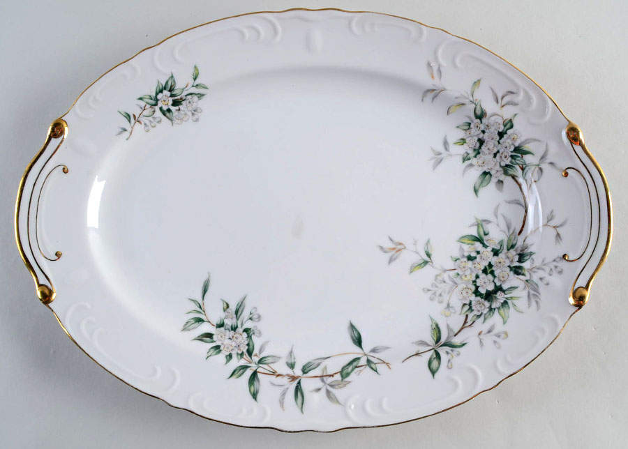 Springtime 14" Oval Serving Platter by Japan-1