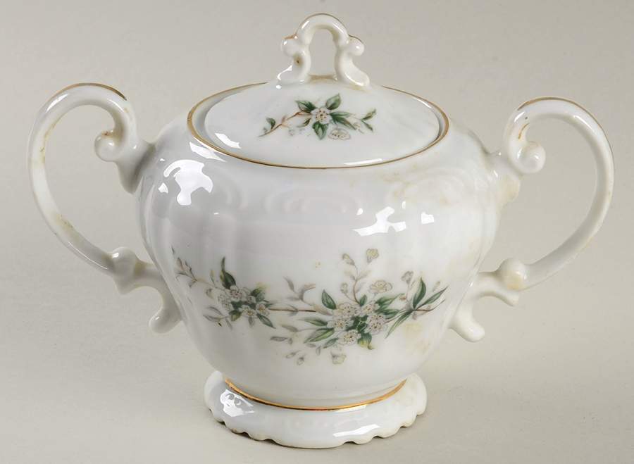 Springtime Sugar Bowl & Lid by Japan-1