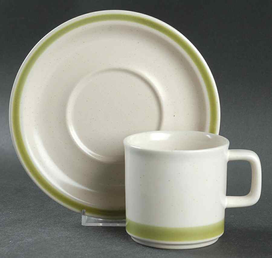 Spring Collection Flat Cup & Saucer Set by Japan-1