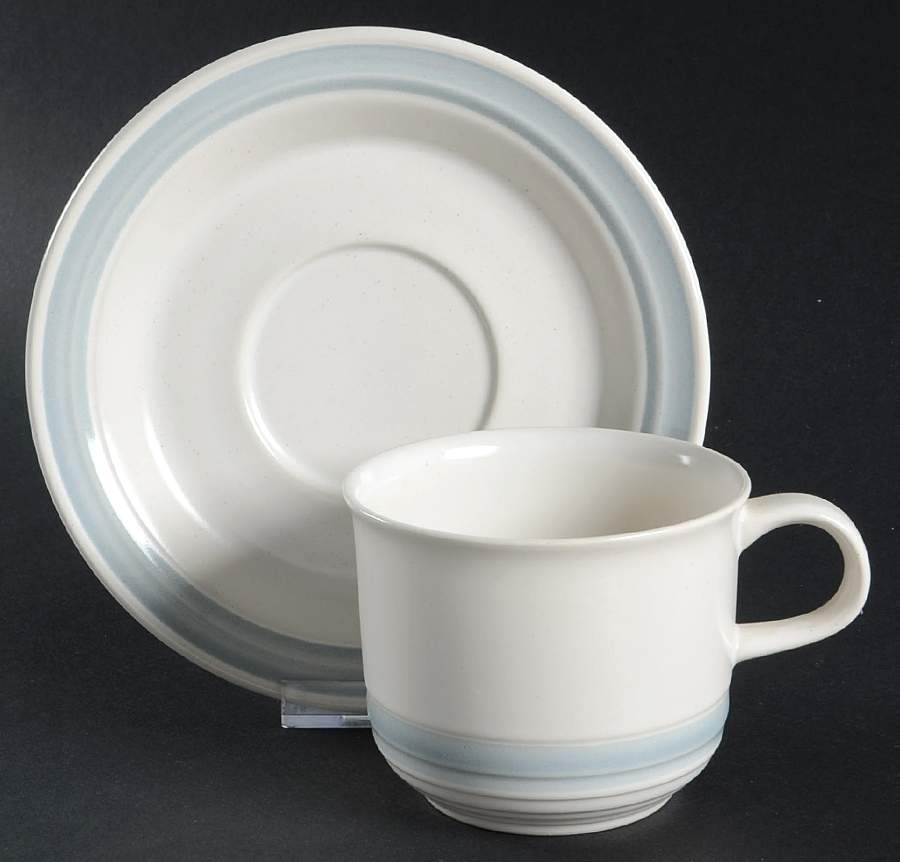 Sunny Meadows Flat Cup & Saucer Set by Japan-1