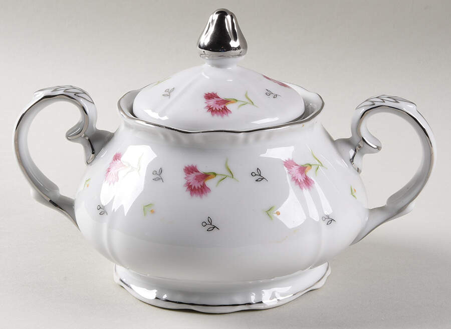 Summer Song Sugar Bowl & Lid by Japan-1
