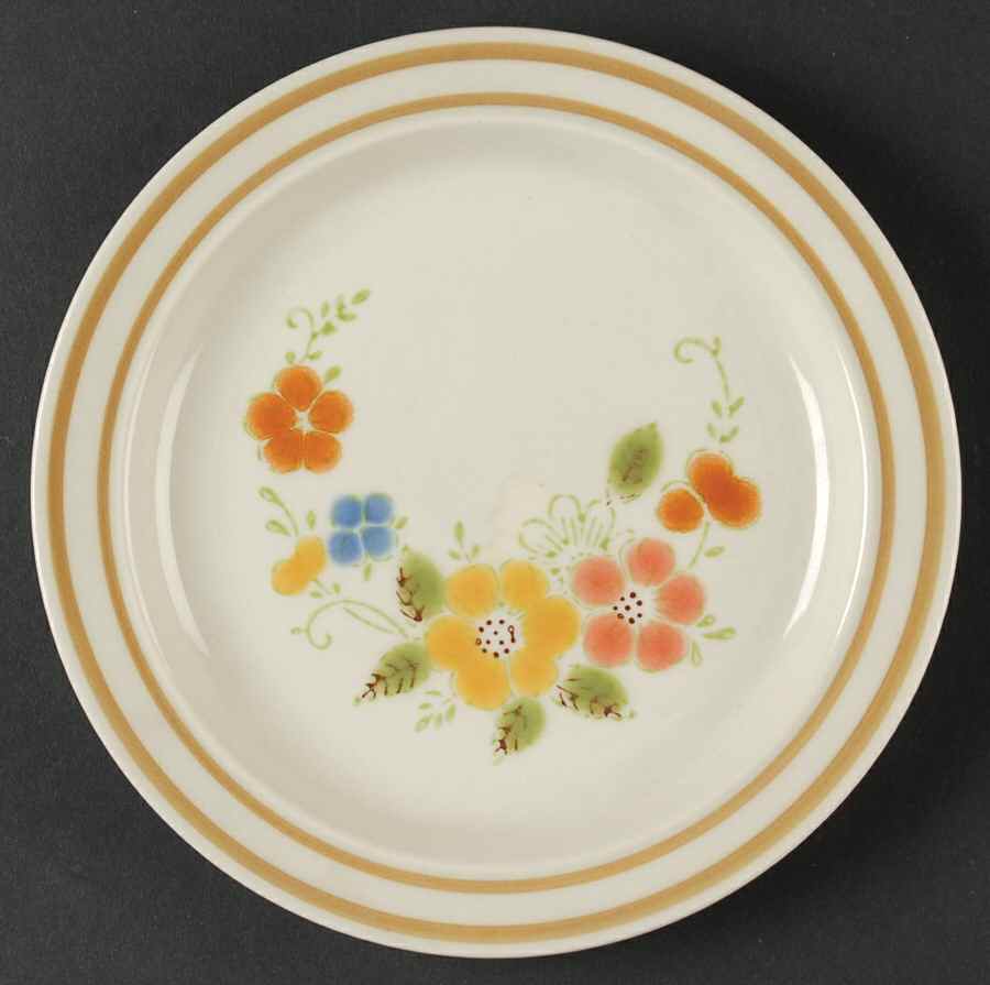Sweet Flowers Bread & Butter Plate by Japan-1