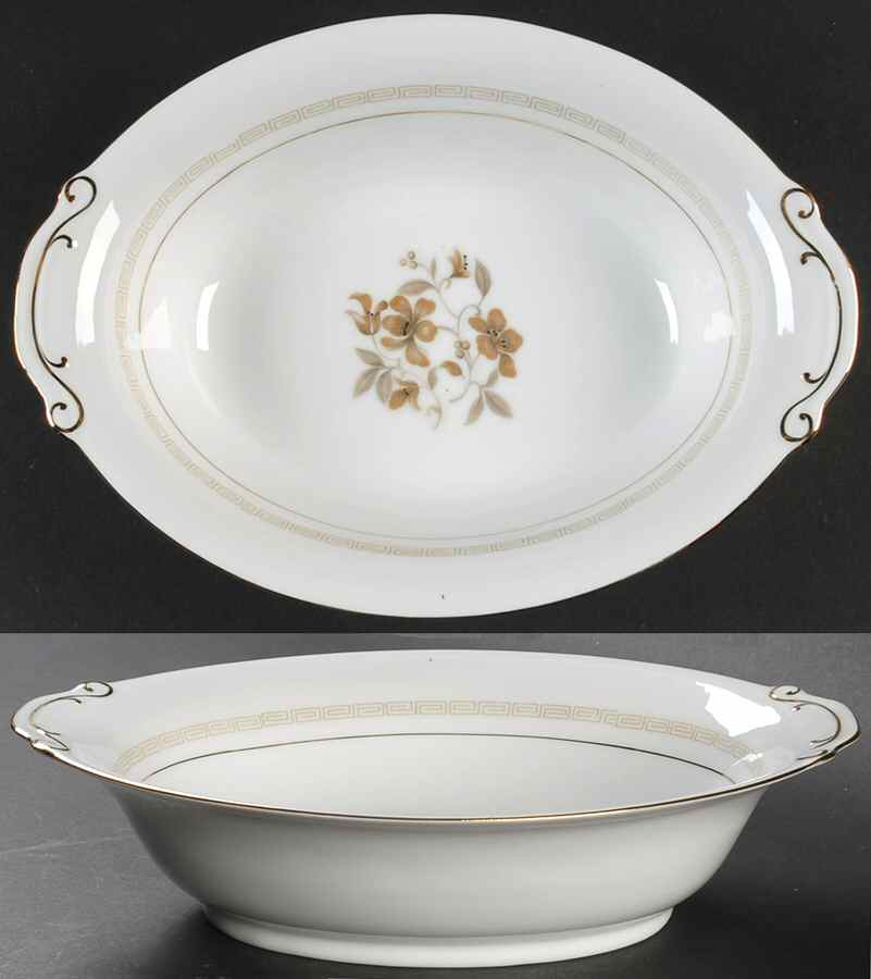 Tina 10" Oval Vegetable Bowl by Japan-1