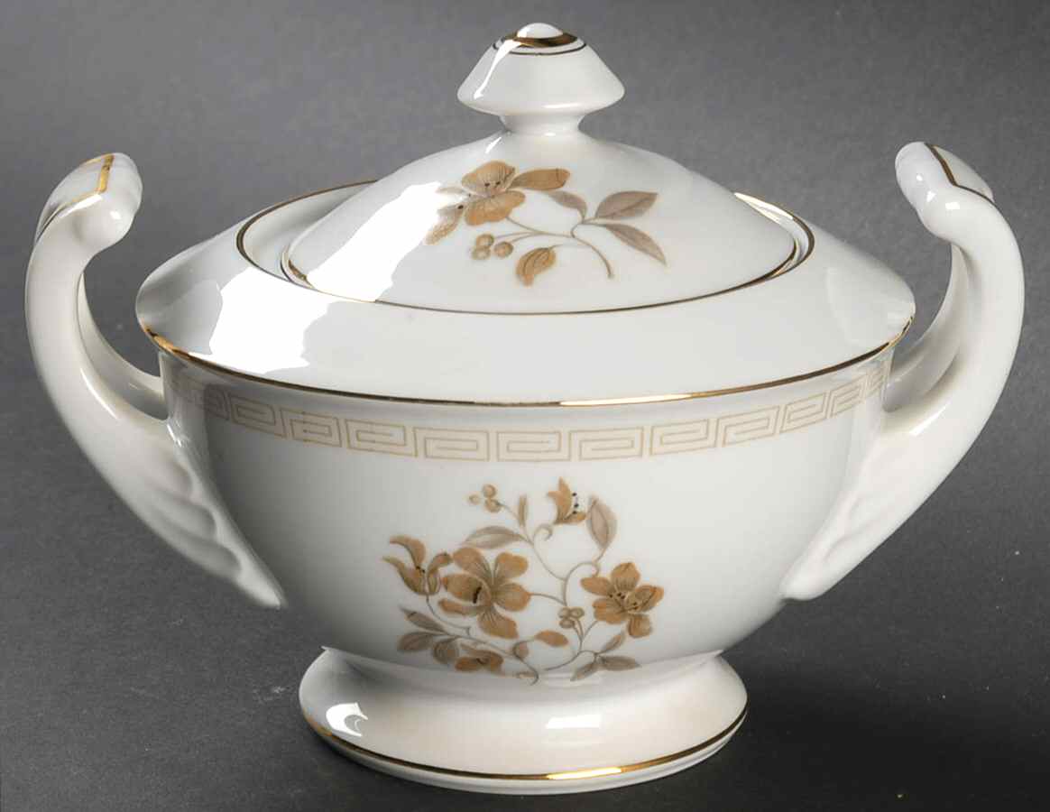 Tina Sugar Bowl & Lid by Japan-1