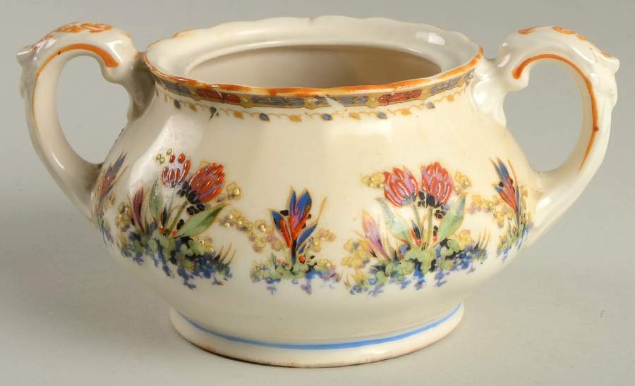 Tulip Time Sugar Bowl No Lid by Japan-1