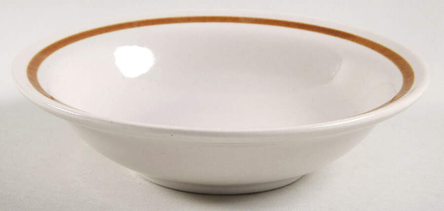 Vanilla Spice Rim Fruit/Dessert (Sauce) Bowl by Japan-1