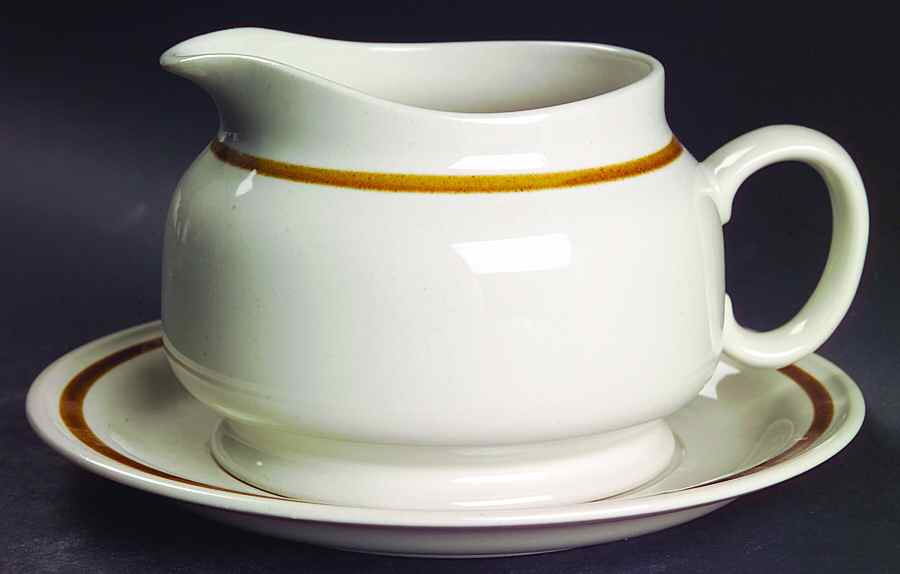 Vanilla Spice Gravy Boat & Underplate by Japan-1