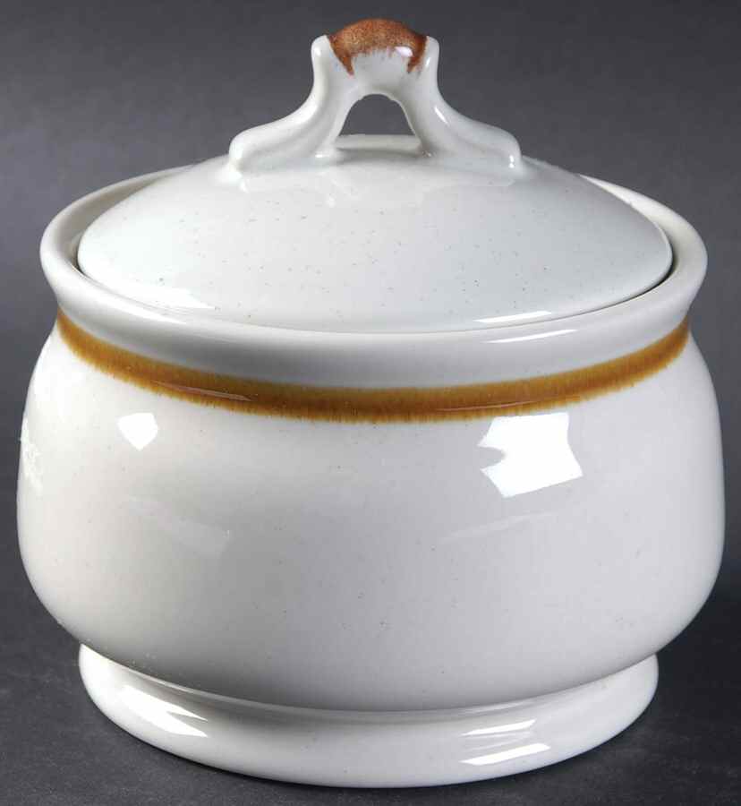 Vanilla Spice Sugar Bowl & Lid by Japan-1