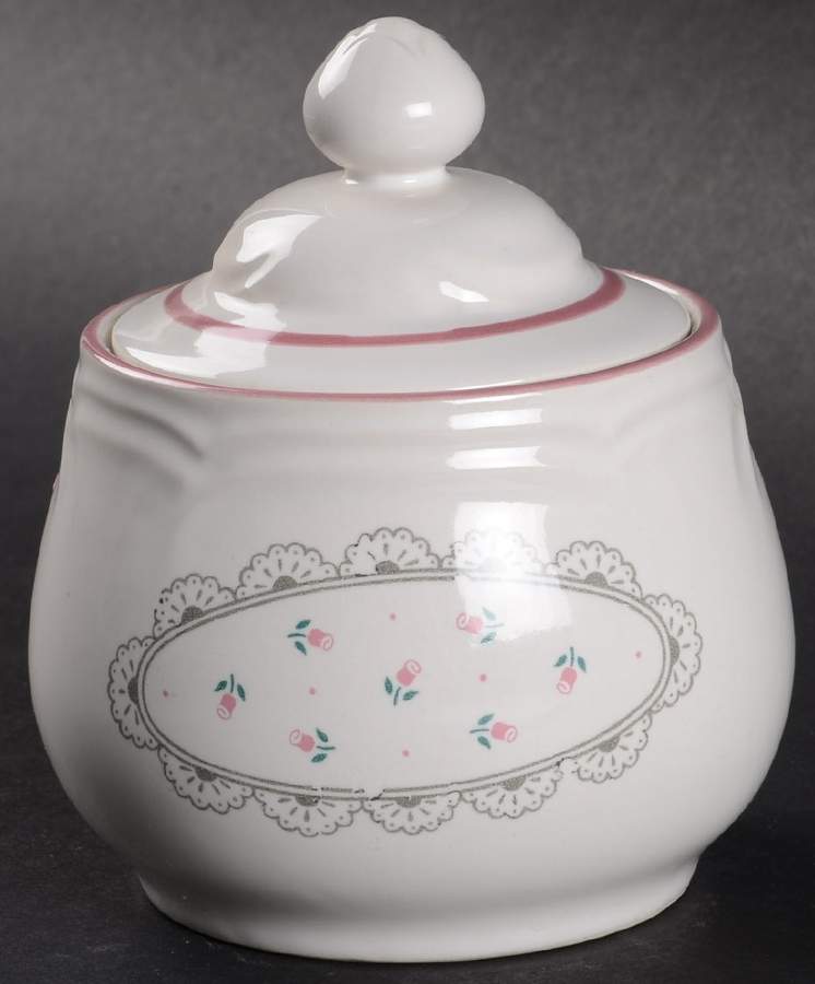 Victoriana Sugar Bowl & Lid by Japan-1