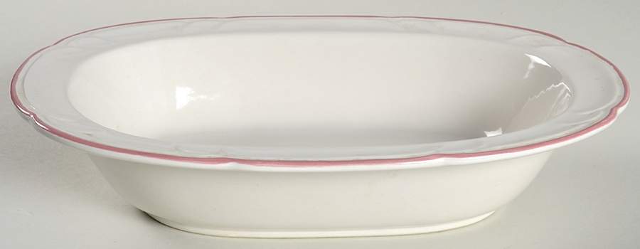 Victoriana 10" Oval Vegetable Bowl by Japan-1