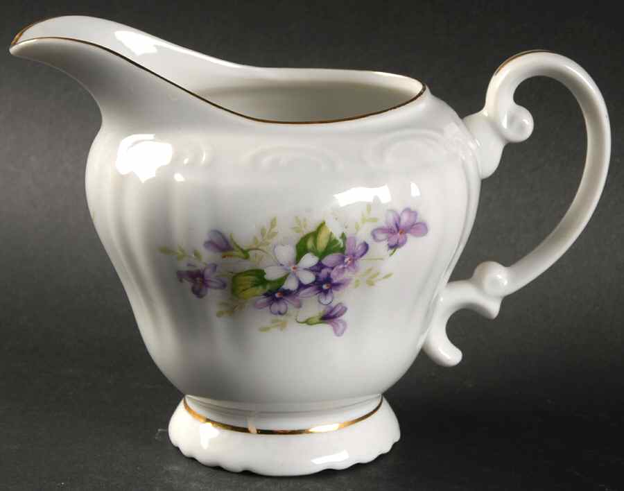 Violets Creamer by Japan-1