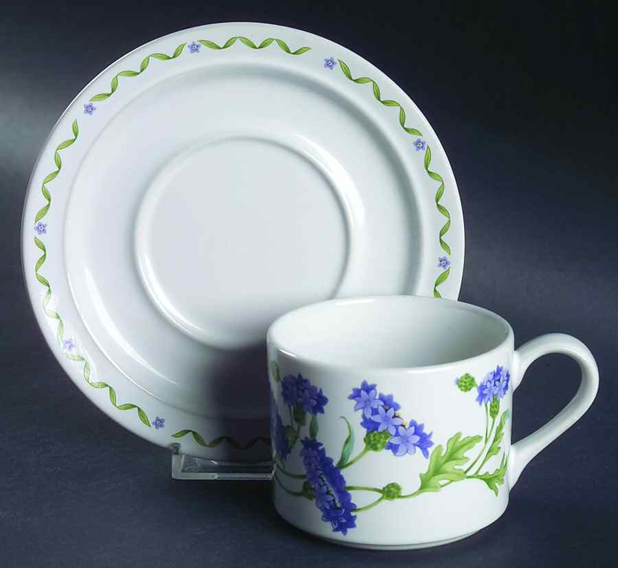 Windemere Garden Flat Cup & Saucer Set by Japan-1