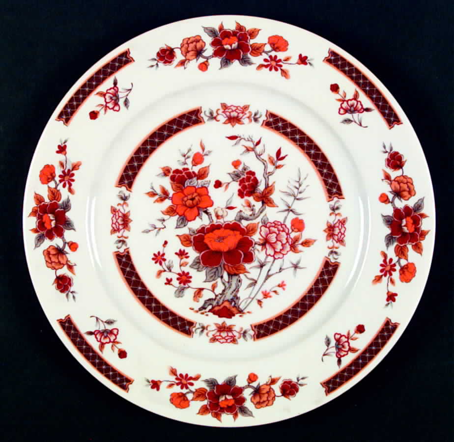 India Song Dinner Plate by Jardin-1