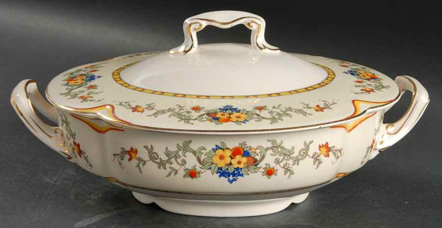 Acton Round Covered Vegetable by Johnson Brothers-1