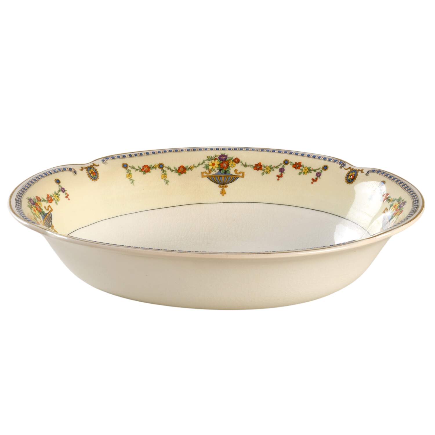 Adam, The (Scalloped) 9" Oval Vegetable Bowl by Johnson Brothers-1