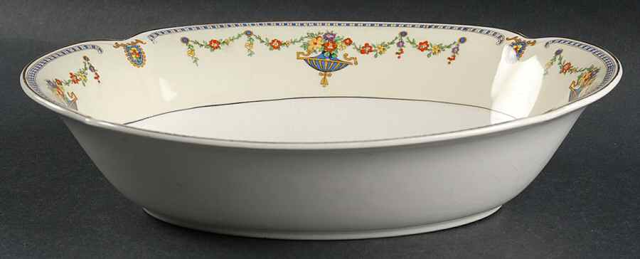 Adam, The (Scalloped) 9" Oval Vegetable Bowl by Johnson Brothers-1