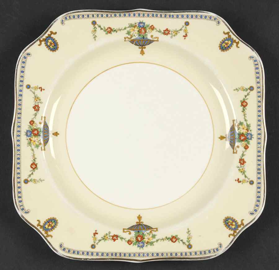 Adam (Smooth) Square Salad Plate by Johnson Brothers-1