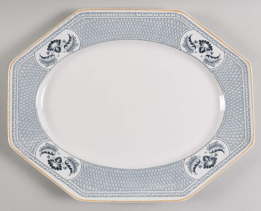 Albany 14" Oval Serving Platter by Johnson Brothers-1
