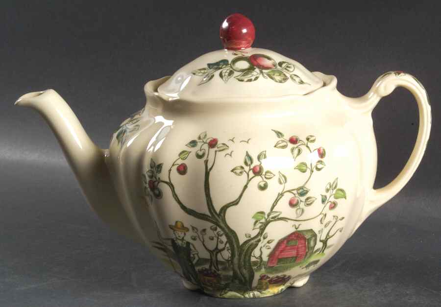 Apple Harvest Teapot & Lid by Johnson Brothers-1