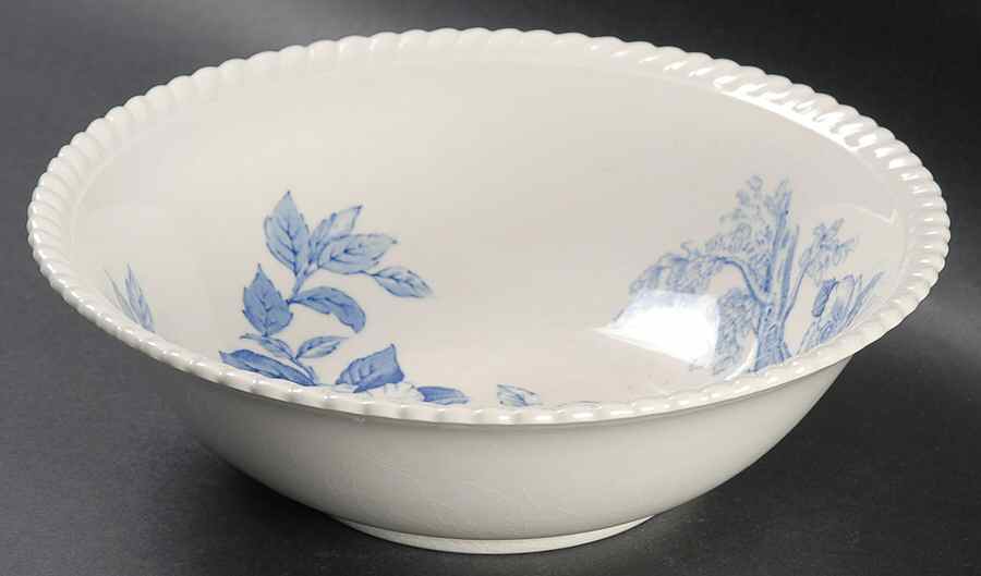 Appleblossom Blue 8" Round Vegetable Bowl by Johnson Brothers-1