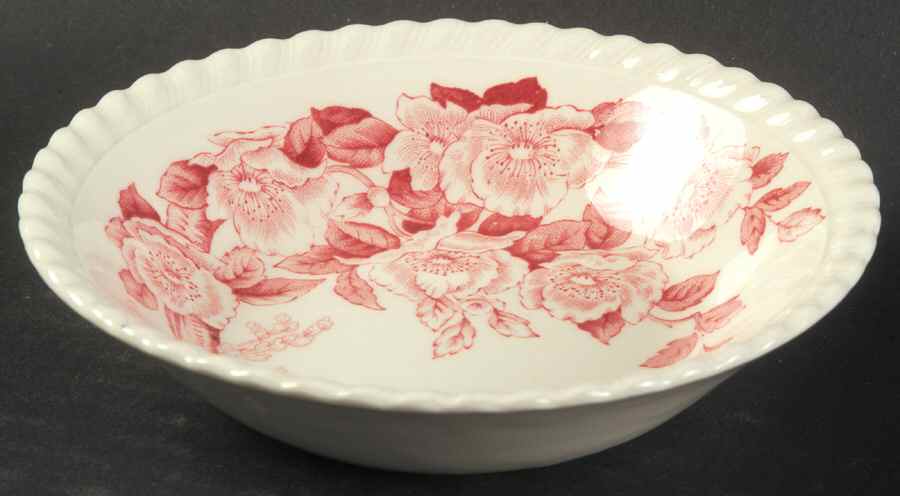 Appleblossom Pink Fruit/Dessert (Sauce) Bowl by Johnson Brothers-1