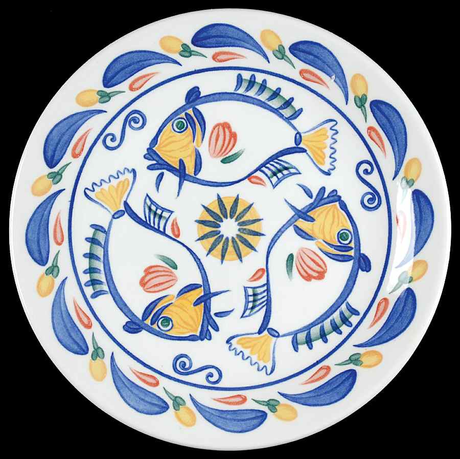Aquabatic Bread & Butter Plate by Johnson Brothers-1