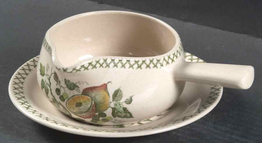 Arbor Round Gravy Boat & Underplate by Johnson Brothers-1