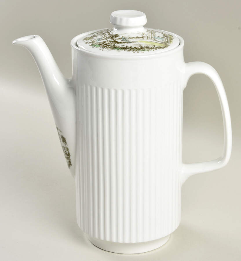 Arcadia (Landscape) Coffee Pot & Lid by Johnson Brothers-1