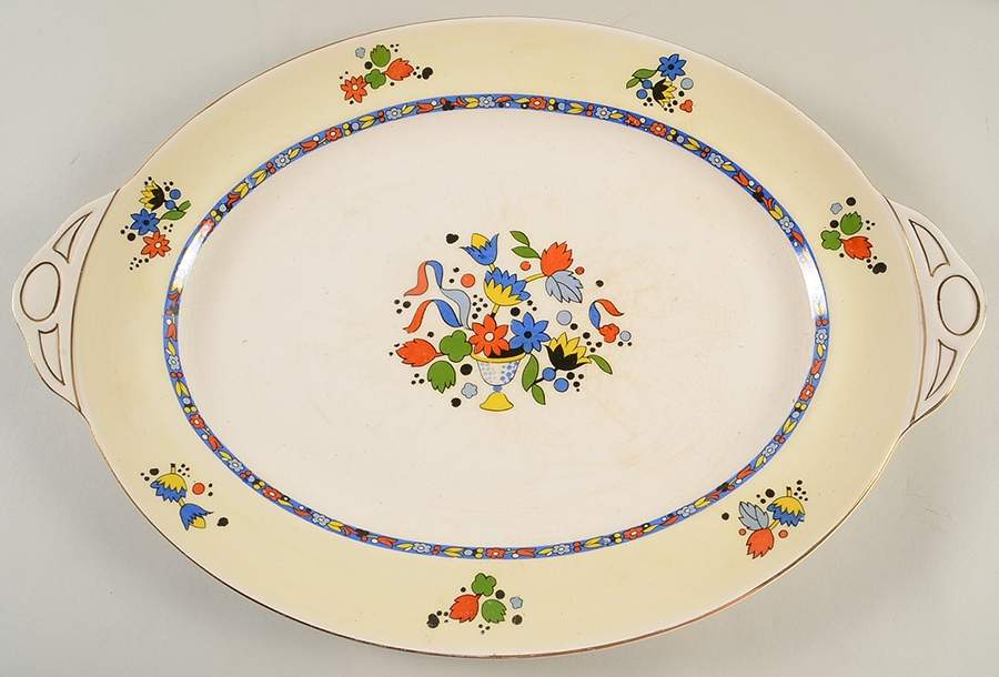 Arcadian 18" Oval Serving Platter by Johnson Brothers-1