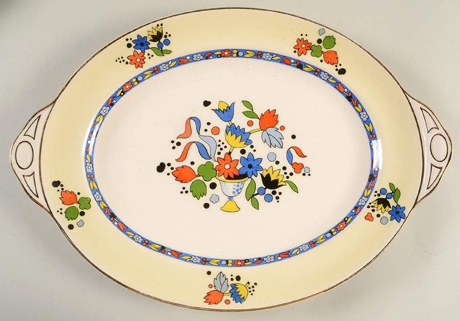 Arcadian 13" Oval Serving Platter by Johnson Brothers-1
