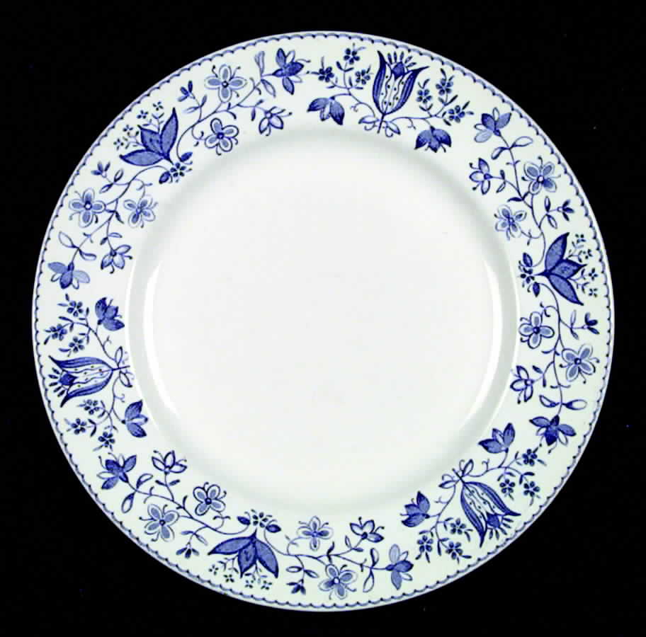 Ashford Blue Dinner Plate by Johnson Brothers-1